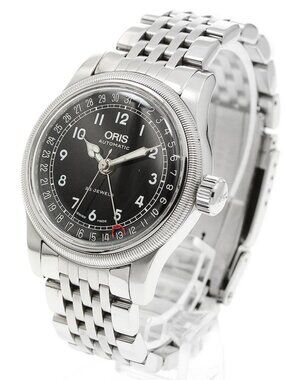 ORIS Pointer date 7551 black Dial Automatic Men's Watch_968584